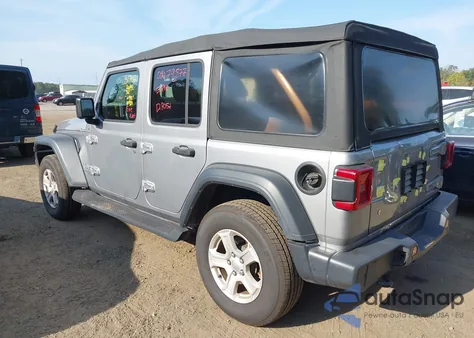 2019 Jeep Wrangler Unlimited Sport S 4X4 z USA, uszkodzony, nr VIN 1C4HJXDG9KW556887